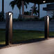 Independence 12 AC/DC 5 watt Textured Black Aimed Bollard in 3000K